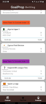 GoalPicks Over Under Goals app download latest version v1.0.0 screenshot 2