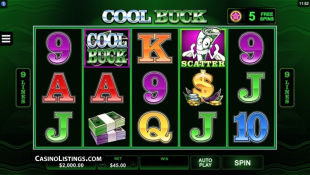 Cool Buck 5 Reel slot apk download for android v1.0.0 screenshot 1