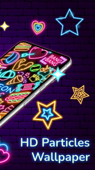 Neon Live Wallpaper Glitzy app free download v1.0.1 screenshot 1