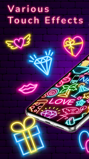 Neon Live Wallpaper Glitzy app free downloadͼƬ1