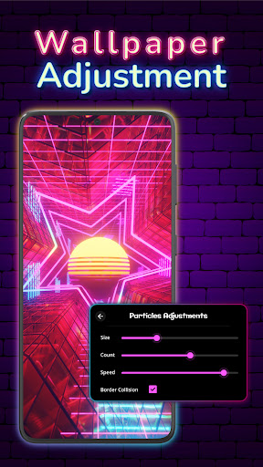 Neon Live Wallpaper Glitzy app free download