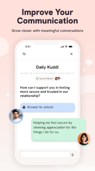 Kuddl Relationship Coaching app free download for android v1.0.3 screenshot 1