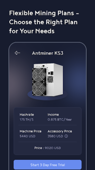 Quick Miner Rent BTC Miners app free download v1.2 screenshot 2