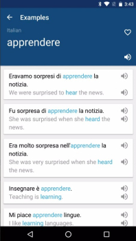 italian english dictionary app offline version v11.1.0 screenshot 1