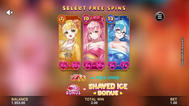 Doki Doki Fireworks slot apk download for android v1.0.0 screenshot 1