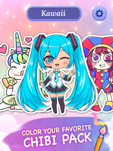 Chibi Doll Coloring Games apk download latest versionͼƬ1