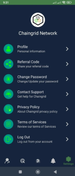 ChainGrid Network mining app download apk latest version v1.0.8 screenshot 1