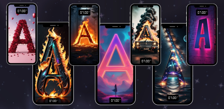 Letter A wallpapers app download for android v2.0 screenshot 1