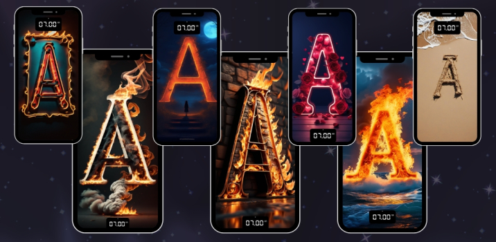 Letter A wallpapers app download for android v2.0 screenshot 2