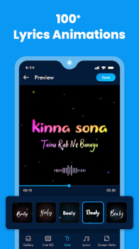 Beely Lyrics Video & Slideshow download latest version v8.8 screenshot 2