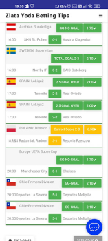 Zlata YODA FIXED Betting Tips mod apk free download v1.0.0 screenshot 4