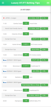 HT/FT Betting Tips Luxury app free download latest version v1.0.0 screenshot 3