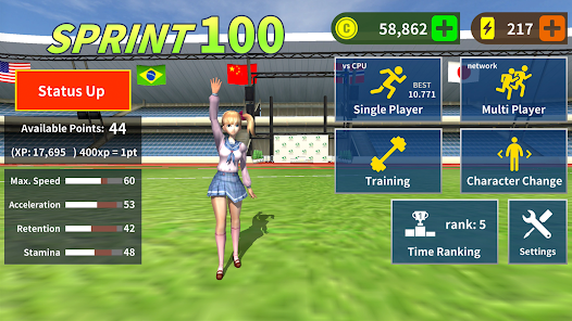 Sprint 100 multiplay supported Apk Download for Android v1.2.2 screenshot 1