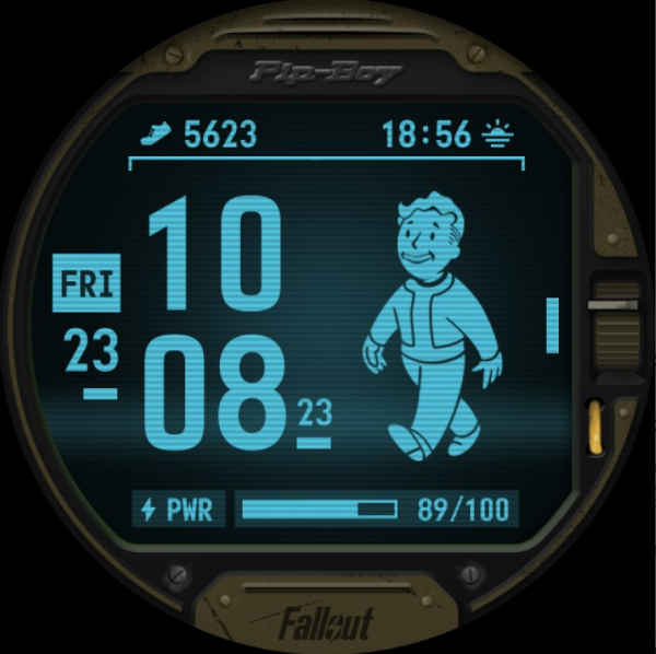 Fallout Pip Boy SE Watch Face Apk Free Download