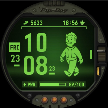 Fallout Pip Boy SE Watch Face Apk Free Download v1.0 screenshot 1