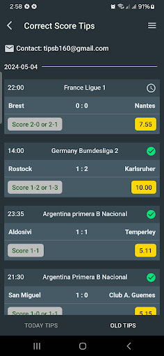 Betting Tips Correct Score mod apk latest version