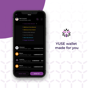 Yuse Bitcoin & Crypto Wallet app download latest version v72.0.0 screenshot 1