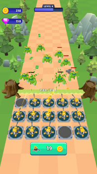 Merge Gun Tower Defense Mod Apk Unlimited Money and Gems v1.30 screenshot 1