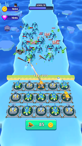 Merge Gun Tower Defense Mod Apk Unlimited Money and GemsͼƬ1