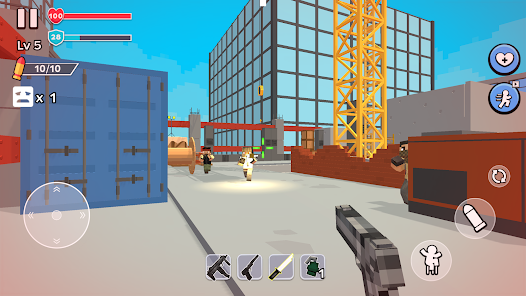 FPS Pixel Shooter Gun Games Free Full Game Download v1.0 screenshot 1