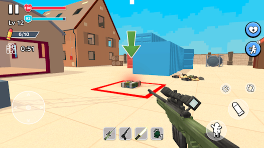 FPS Pixel Shooter Gun Games Free Full Game Download v1.0 screenshot 2