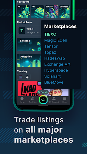 TIEXO NFTs and Analytics app download latest version