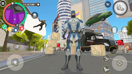 Rope Hero Cheat ground MOD apk unlimited money and diamonds