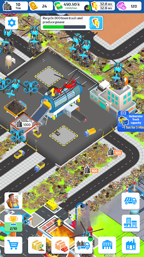 Trash Tycoon Idle business mod apk 2.7.1 unlimited money and gems