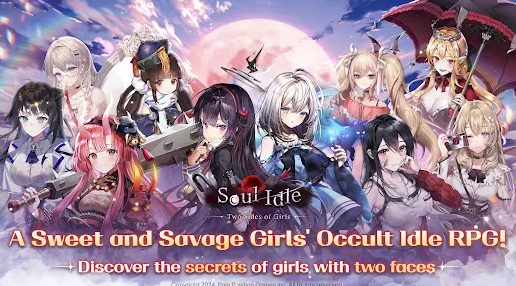 Soul Idle Two Sides of Girls Mod Apk Unlimited Money and Gems v1.0.0 screenshot 2