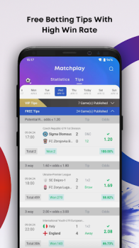 Matchplay Live Scores & Tips apk latest version download v1.1.7 screenshot 1