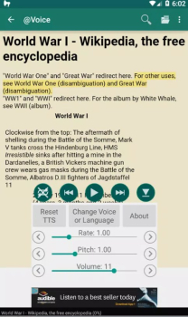 Voice Aloud Reader App for Android Download v2.0.4 screenshot 1
