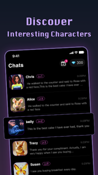 Lollyy AI Characters Chat Premium Mod Apk Unlocked Everything v1.0.2 screenshot 1