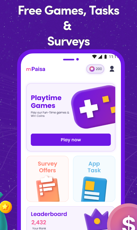 mPaisa Mod Apk 1.8.0 Unlimited Coins Latest Version