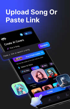 CoverX AI Cover Song Maker Mod Apk Premium Unlocked v1.0.2 screenshot 1