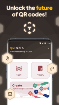 QRCatch Simple QR code scanner app download latest version v2.2 screenshot 1