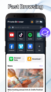 Private Browser app for android free download v1.1.2 screenshot 3