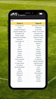 Btts foot tips Apk Latest Version v1.1 screenshot 3