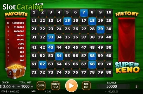 Super Keno Free Slot Demo v1.0 screenshot 2