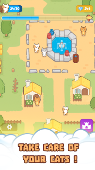 Idle Cat Town Tycoon Game download for android v1.0 screenshot 2