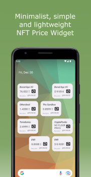 NFT Floor Price Widget app download latest version v1.3.0 screenshot 1