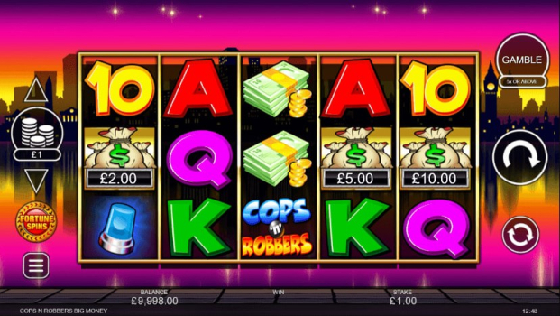 Cops and Robbers Bigger Big Money slot apk download v1.0.0 screenshot 3