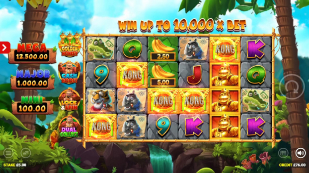 King Kong Cash Even Bigger Bananas Megaways slot apk download v1.0.0 screenshot 4