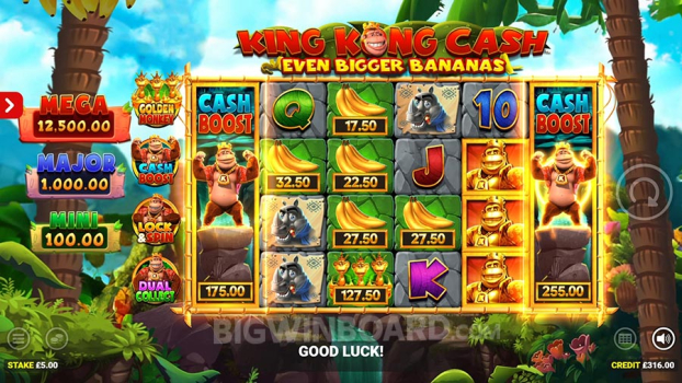 King Kong Cash Even Bigger Bananas Megaways slot apk download v1.0.0 screenshot 3