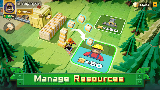 Rise of Brickworld mod apk vip unlocked unlimited resources v1.0.5 screenshot 3