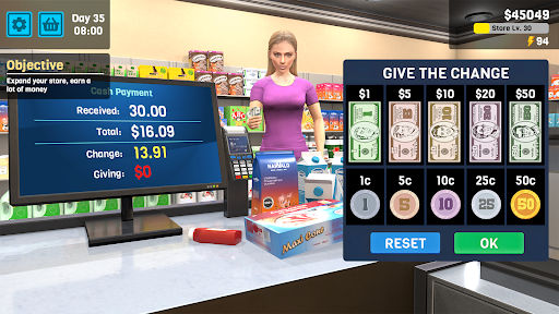 Manage Supermarket Simulator mod apk 2.6.0 unlimited money and energy max level v2.6.0 screenshot 2