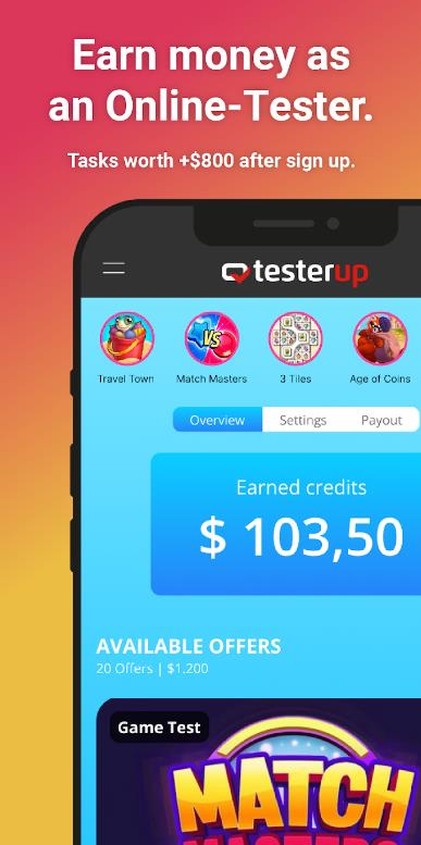 testerup earn money apk download for android