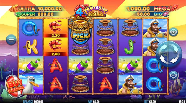 4 Fantastic Lobsters slot apk download latest version v1.0.0 screenshot 2