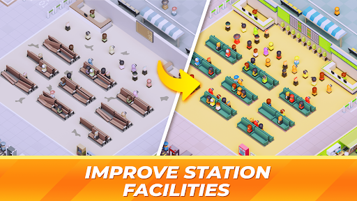 Idle Bus Station mod apk unlimited everything no ads