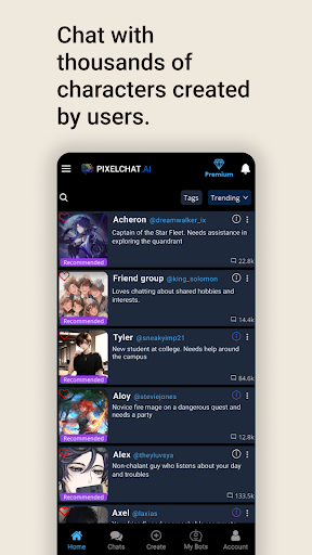 PixelChat AI Character Chat apk download latest versionͼƬ2