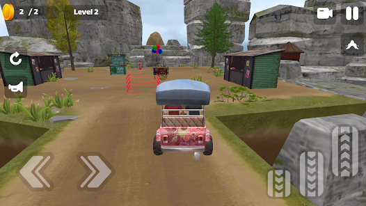 Rickshaw Climb on Mountain Apk Download for Android v1.0 screenshot 3